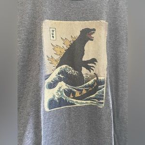 Godzilla crashes the Wave of Kanagawa